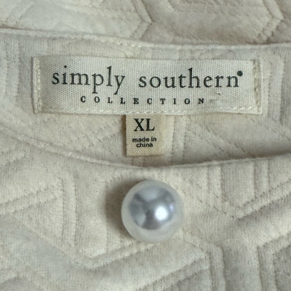Simply Southern Quilted Vanilla Oversized Dress – EUC – XL - Picture 3 of 6